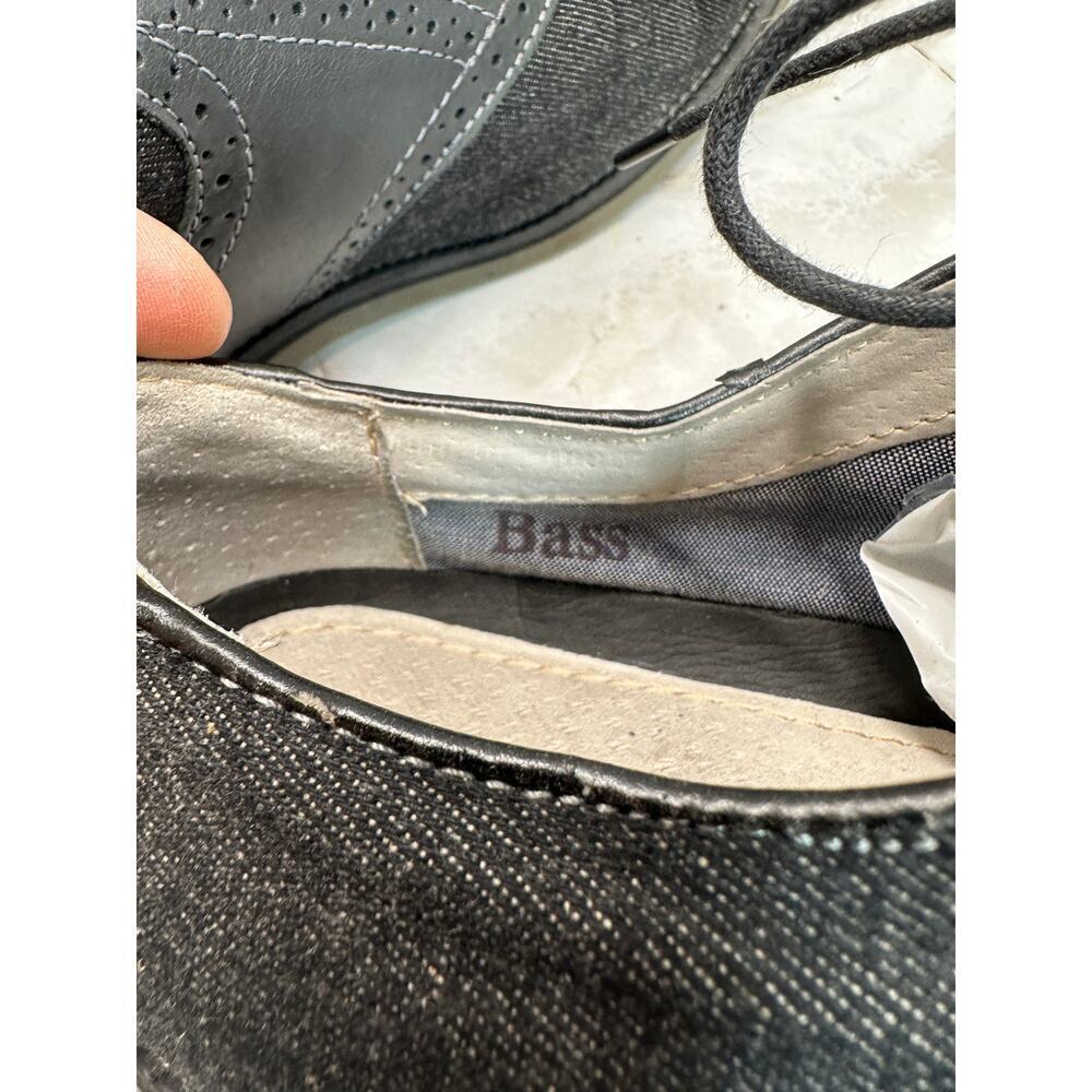 G.H.Bass & Co Denim fabric and leather Bass-Eli men shoes size‎ 10M - Picture 6 of 10